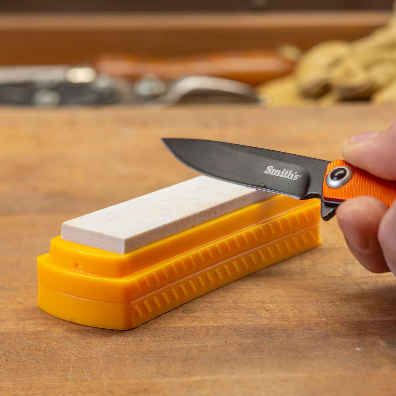 Smiths 4" Natural Arkansas Sharpening Stone