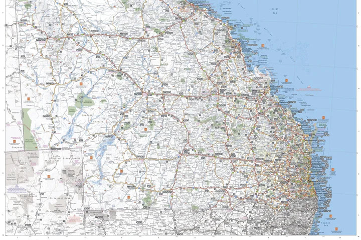 Hema Queensland Handy Map