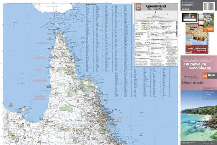 Hema Queensland Handy Map