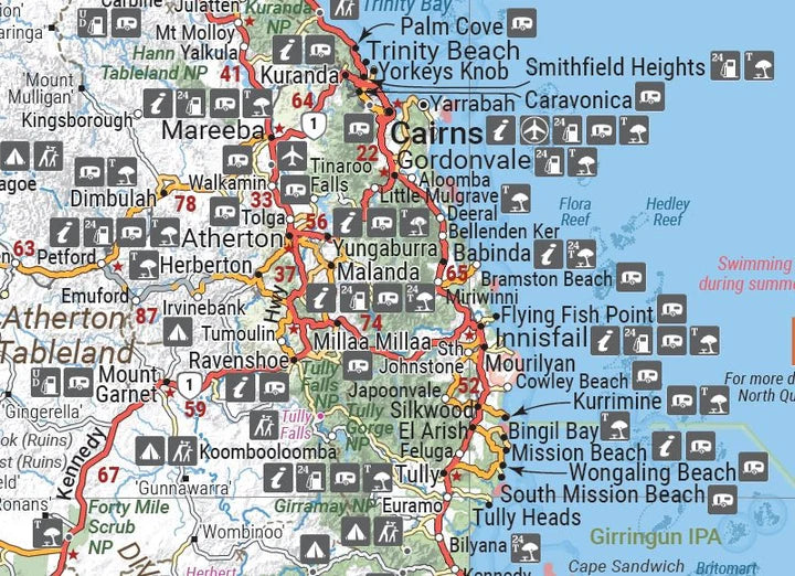 Hema Queensland Handy Map