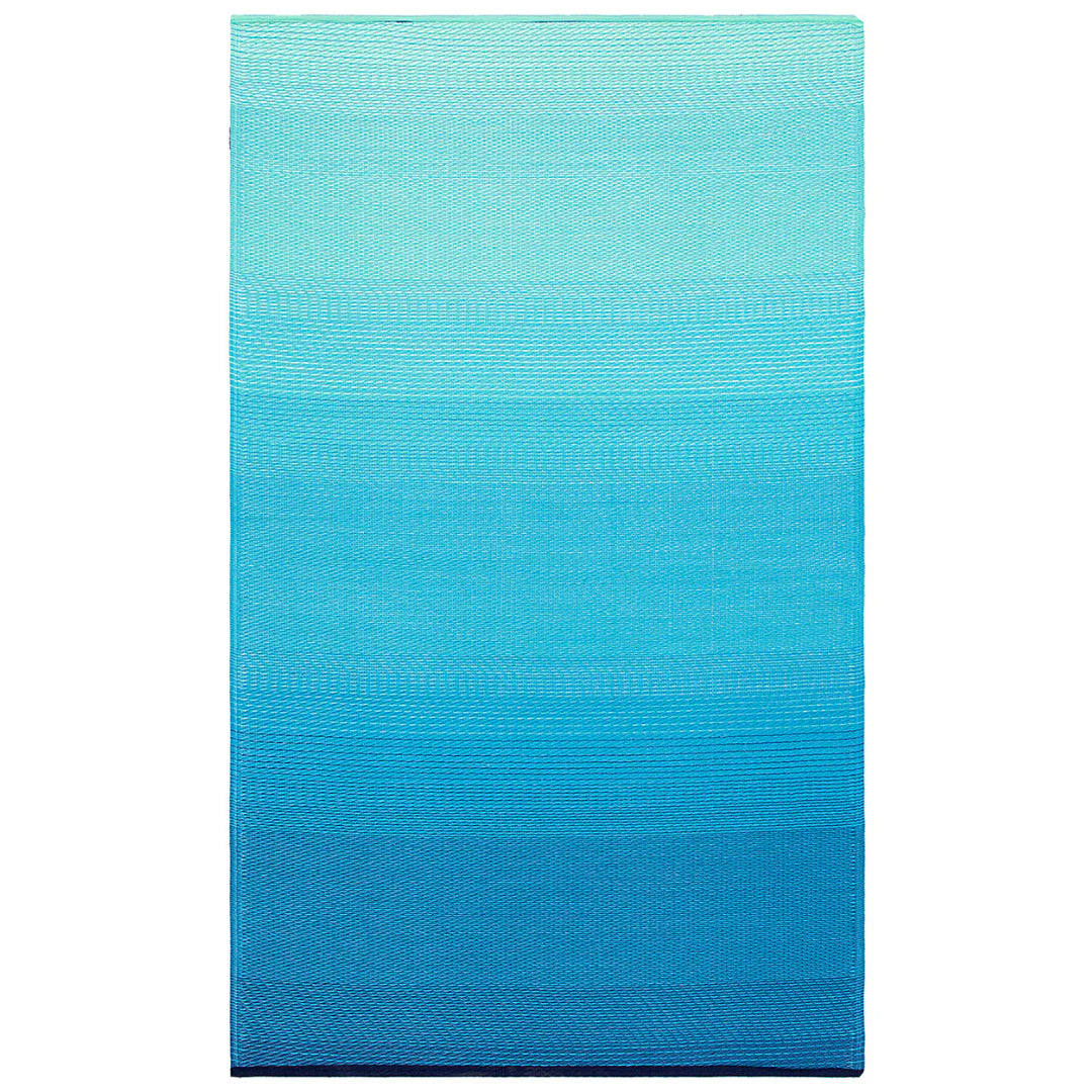 Fab Habitat Indoor/Outdoor Rug - Big Sur Blue