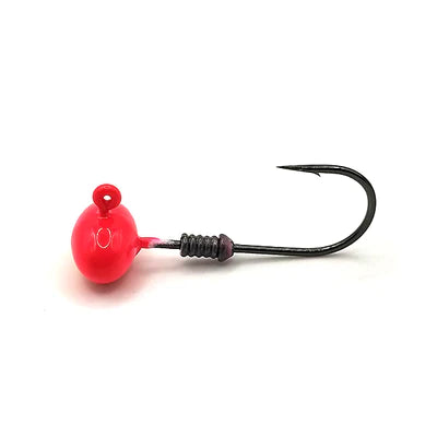 S Tackle Glow Strike Football Jig Head -  1/4 With A 3/0 Hook