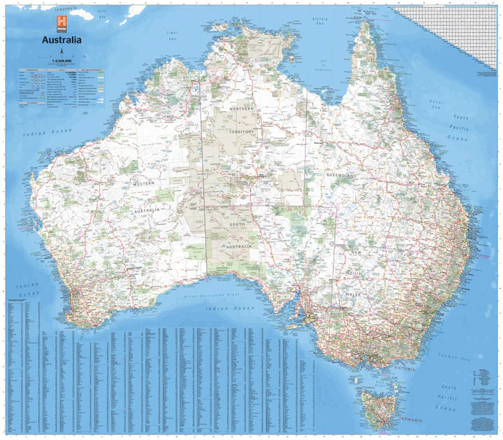 Hema Australia Map - Large