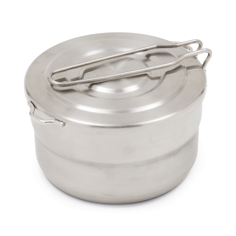 Campfire Stainless Steel Mess Pot - 1.5 Litres