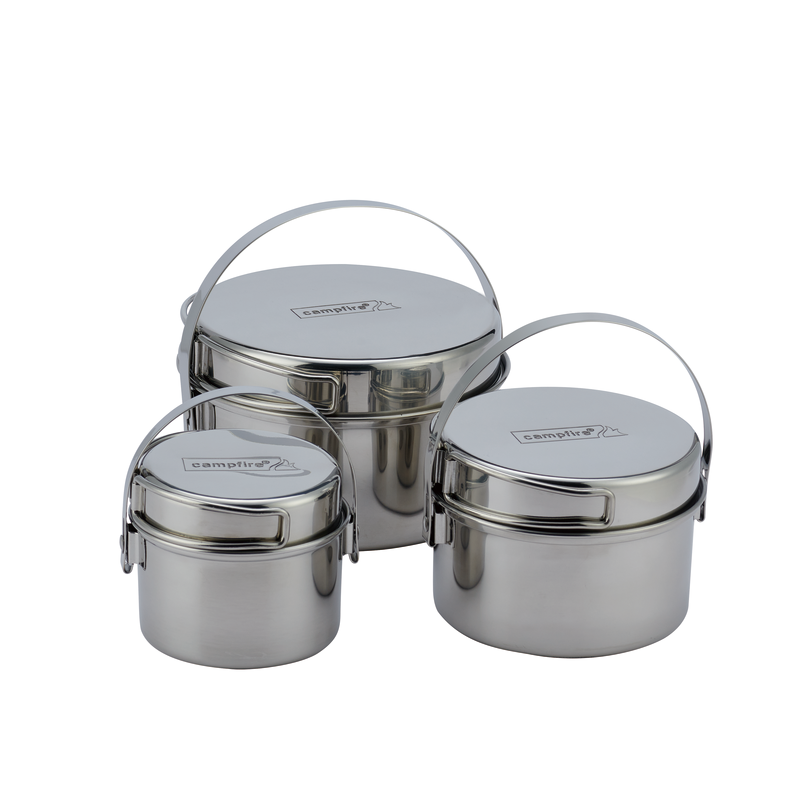 Campfire Stainless Steel Pot Set - 6 Piece