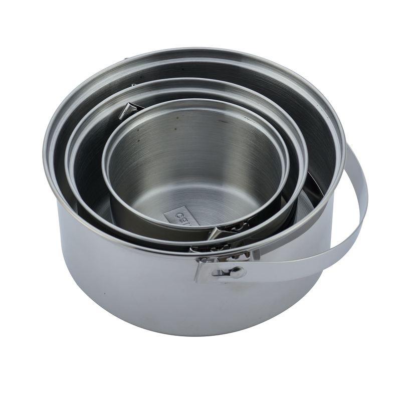 Campfire Stainless Steel Pot Set - 6 Piece