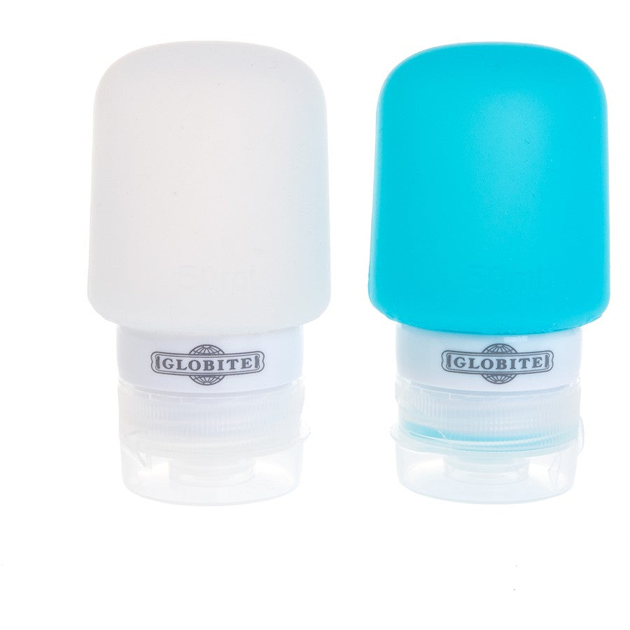 Globite 2 Pack Silicone Travel Bottles - 50ml