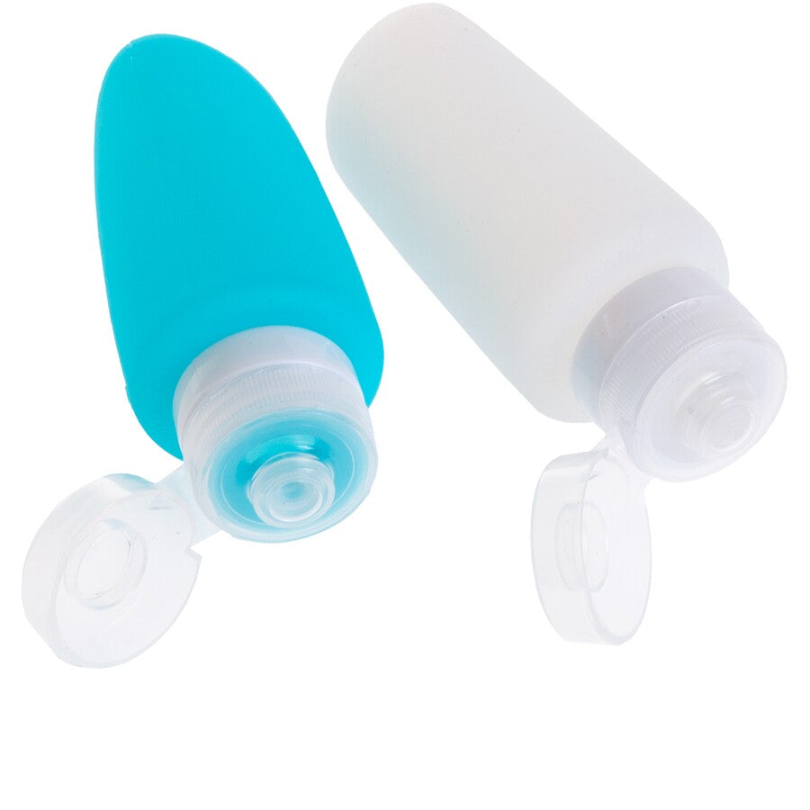 Globite 2 Pack Silicone Travel Bottles - 100ml