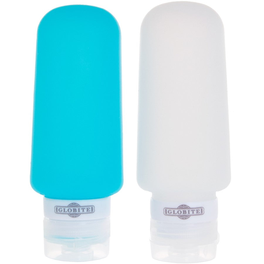 Globite 2 Pack Silicone Travel Bottles - 100ml