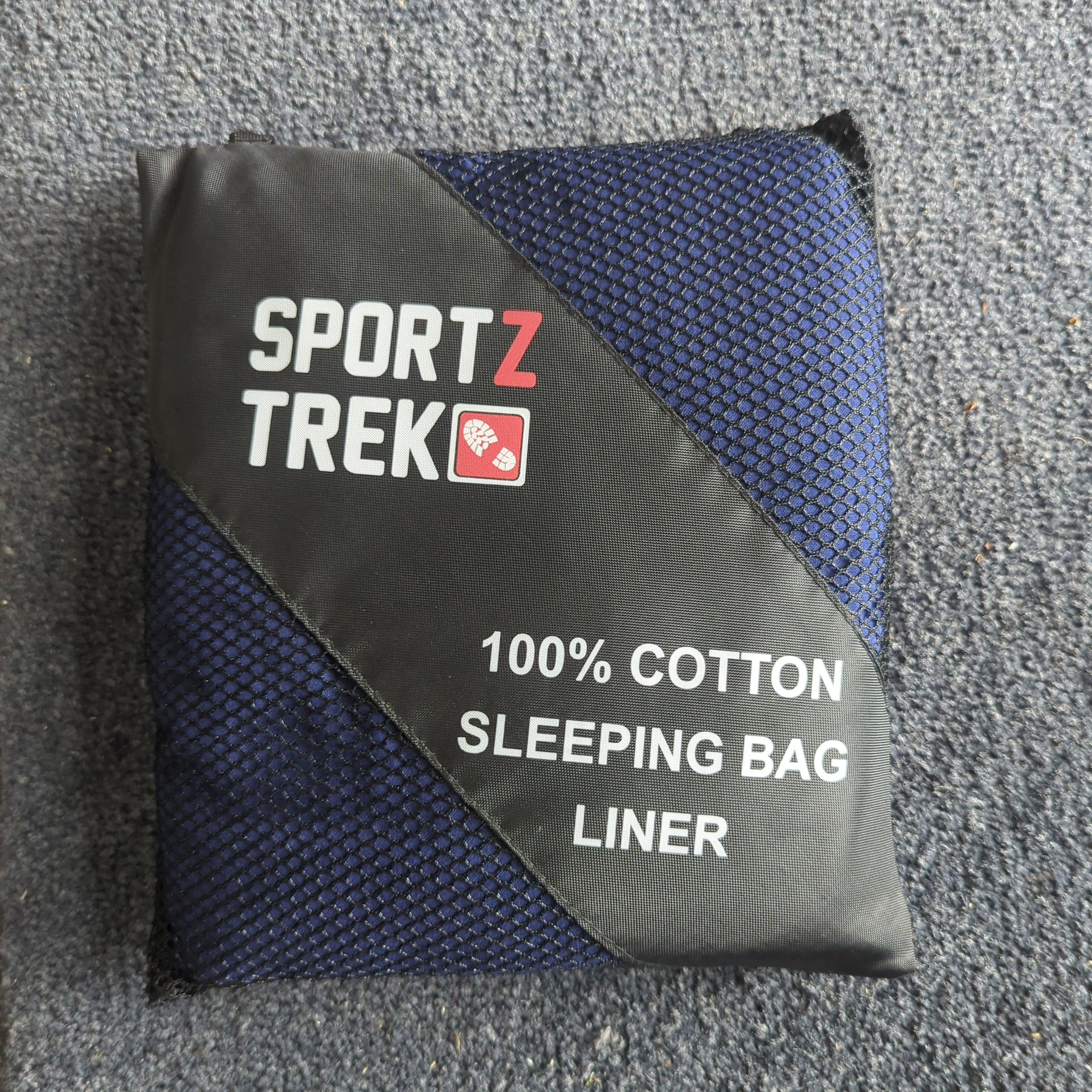 SportzTrek 100% Cotton Sleeping Bag Liner
