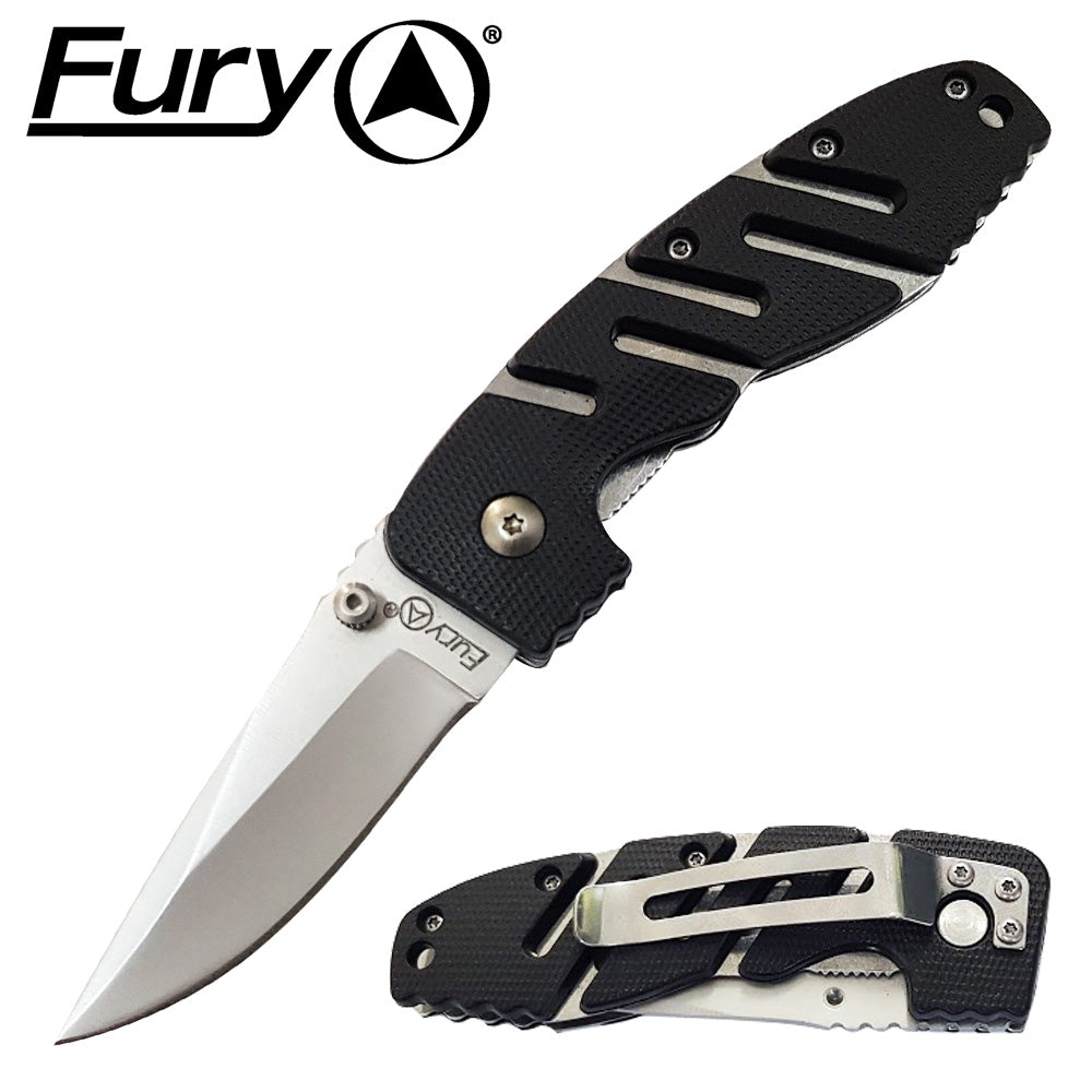 Fury Zebra Folding Knife