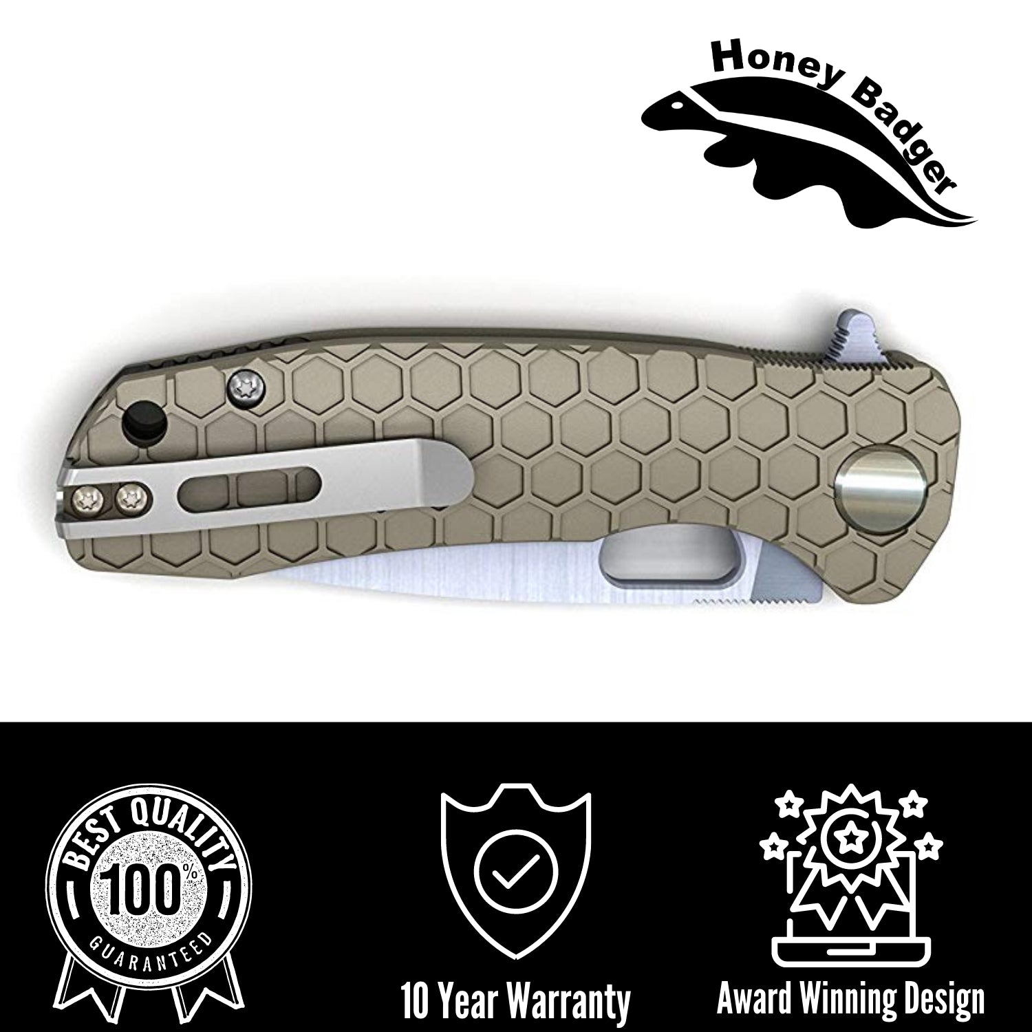 Honey Badger Large Drop Point Folding Knife