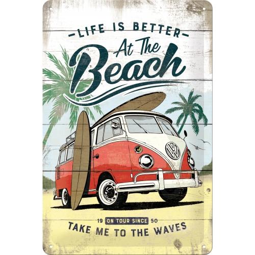 Nostalgic Art Metal Sign - Life is Better at the Beach