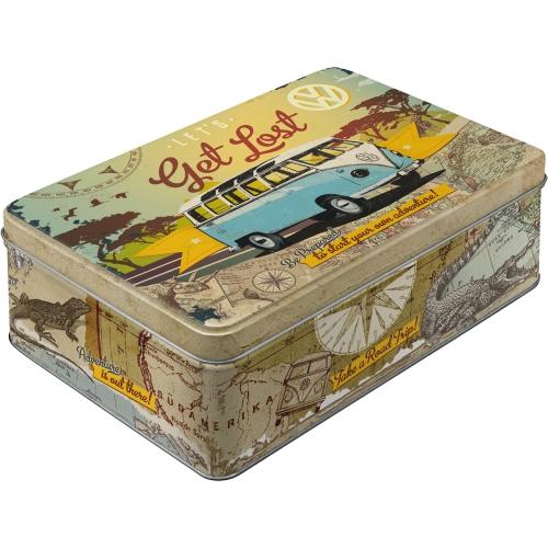 Nostalgic Art Flat Tin - Lets Get Lost