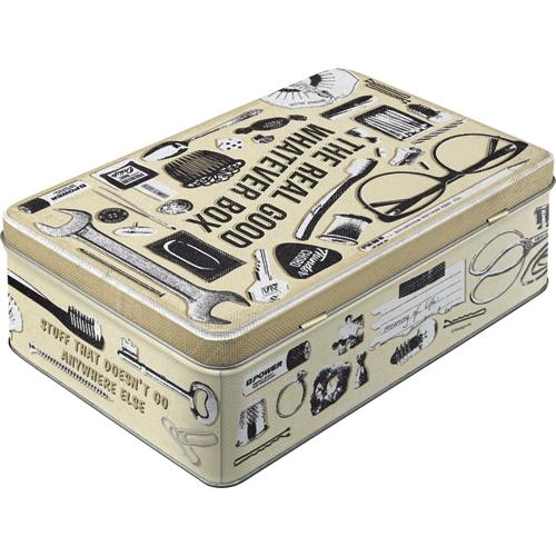 Nostalgic Art Flat Tin - Real Good Whatever Box