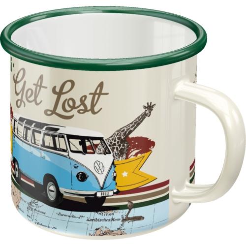 Nostalgic Art VW Enamel Mug - Let's Get Lost
