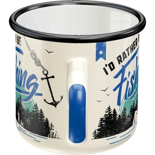 Nostalgic Art Enamel Mug - I'd Rather Be Fishing