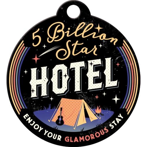 Nostalgic Art Key Ring - 5 Billion Star Hotel