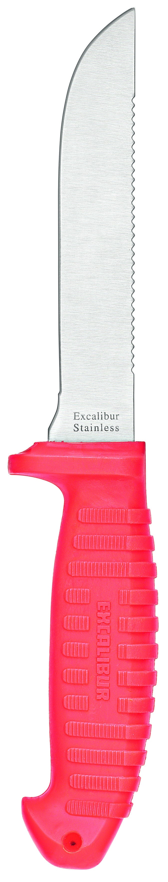 Excalibur Master Angler Broad Bait Knife with Scabbard - 140mm