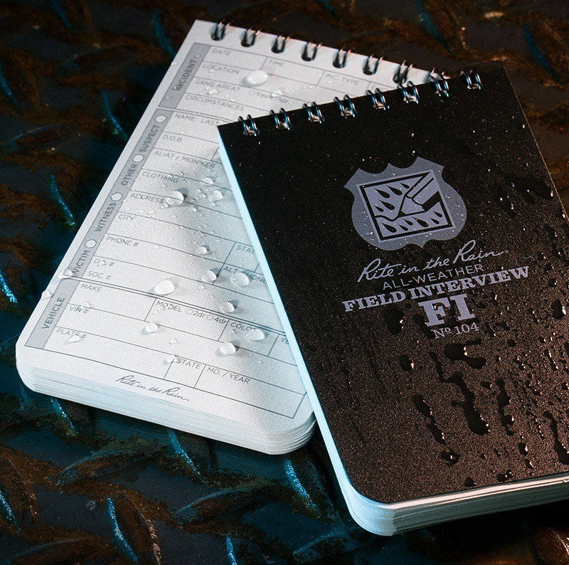 Rite in the Rain Water Repellent Field Interview Notebook
