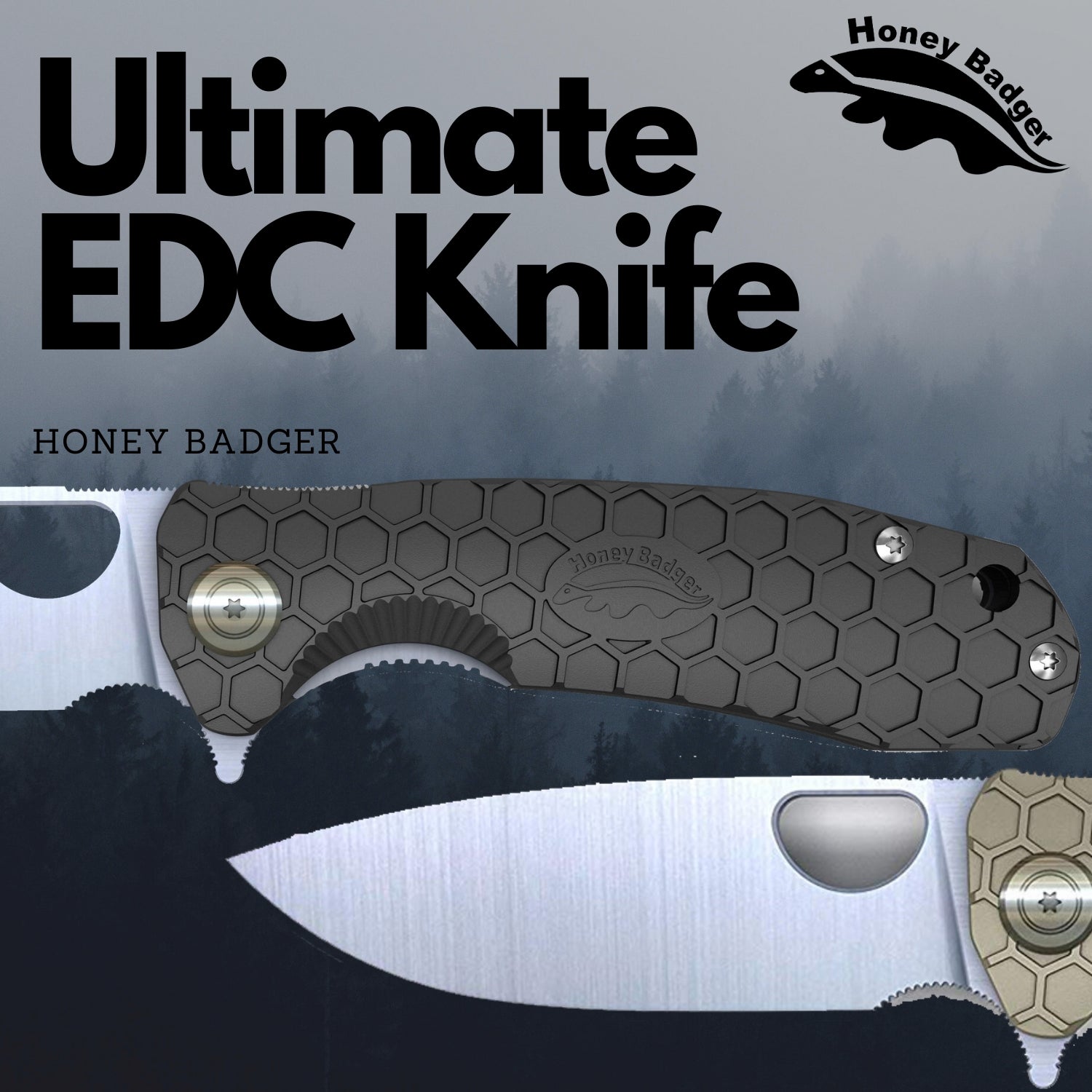 Honey Badger Large Drop Point Folding Knife