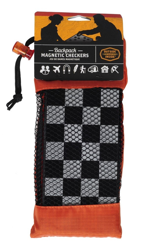 Outside Games Inside - Backpack Magnetic Checkers