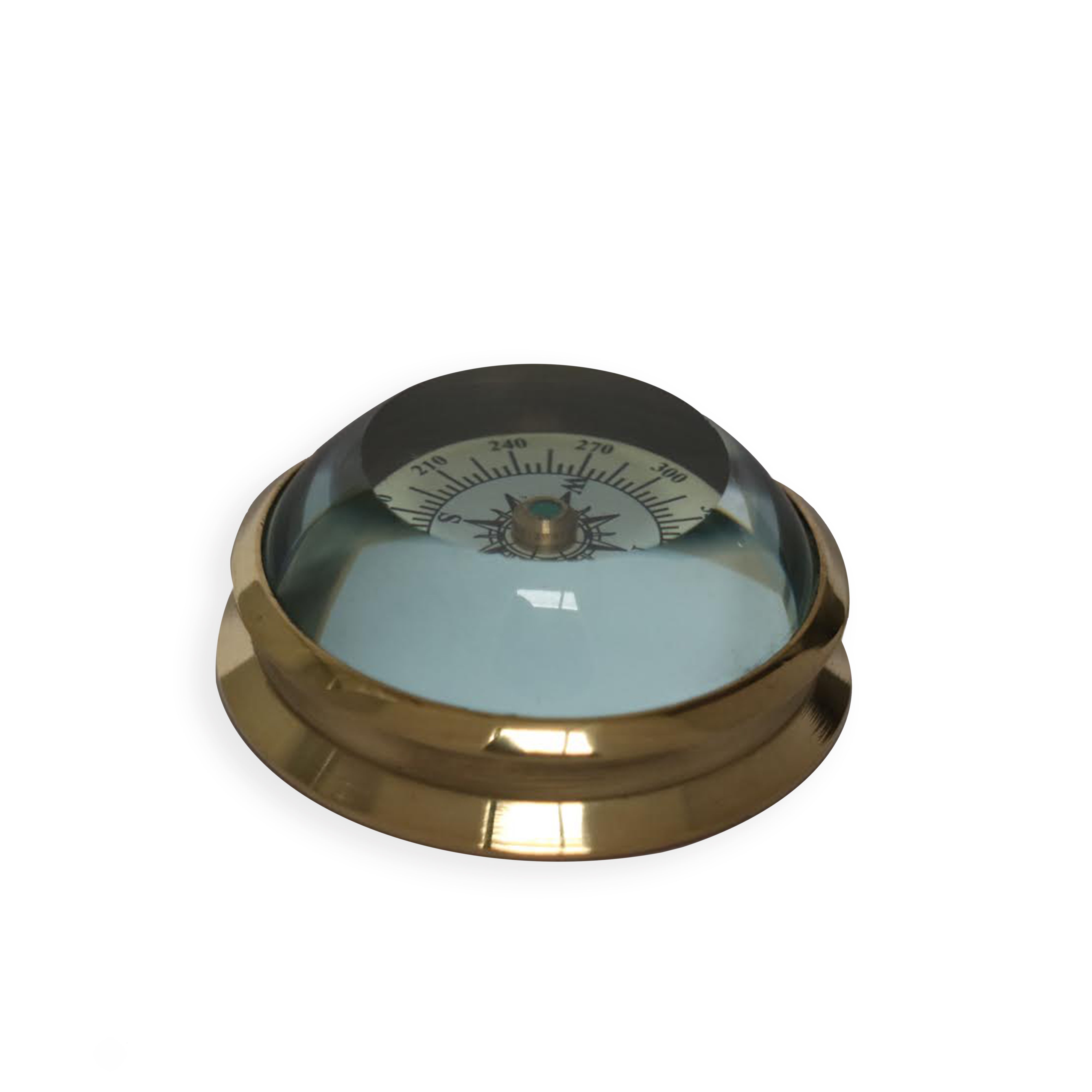 Floating Curve Compass in Wood Presentation Box