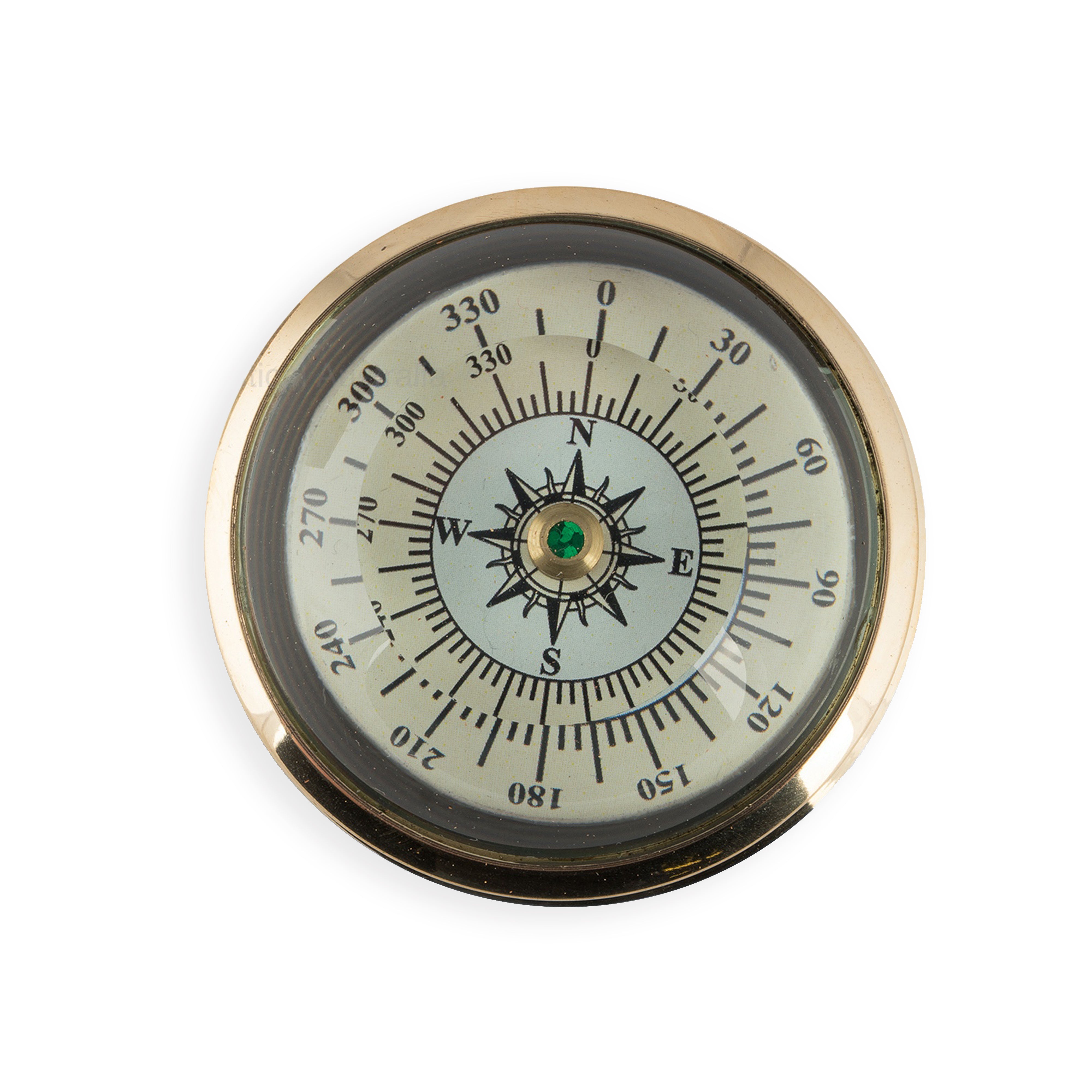 Floating Curve Compass in Wood Presentation Box