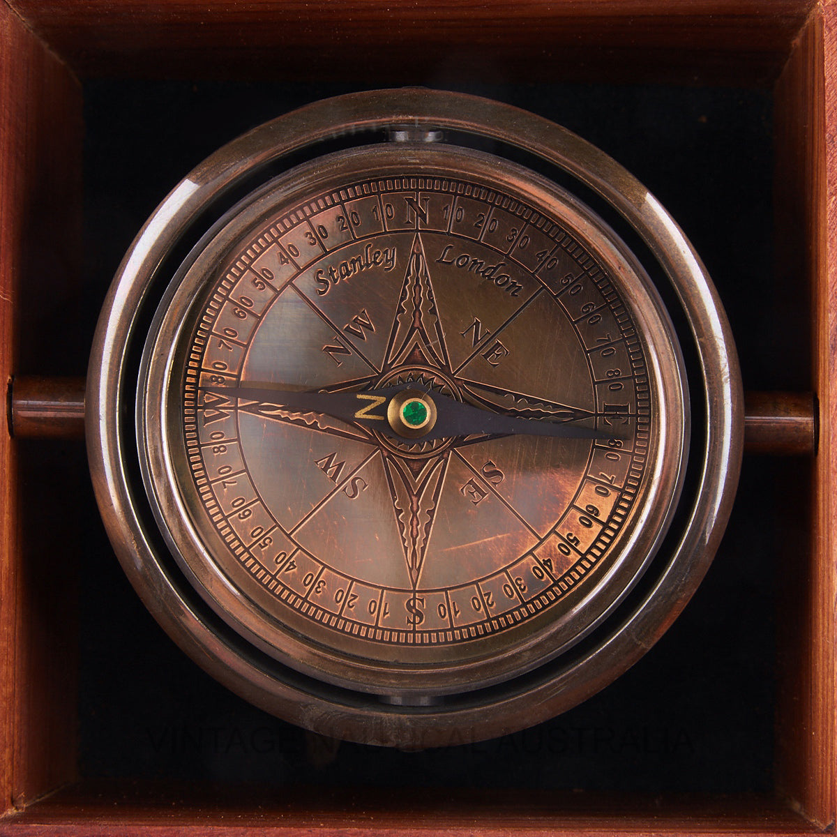 Stanley London 70mm Box Compass