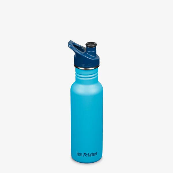 Klean Kanteen Classic Narrow Mouth Bottle with Sports Cap - 18oz/532mls