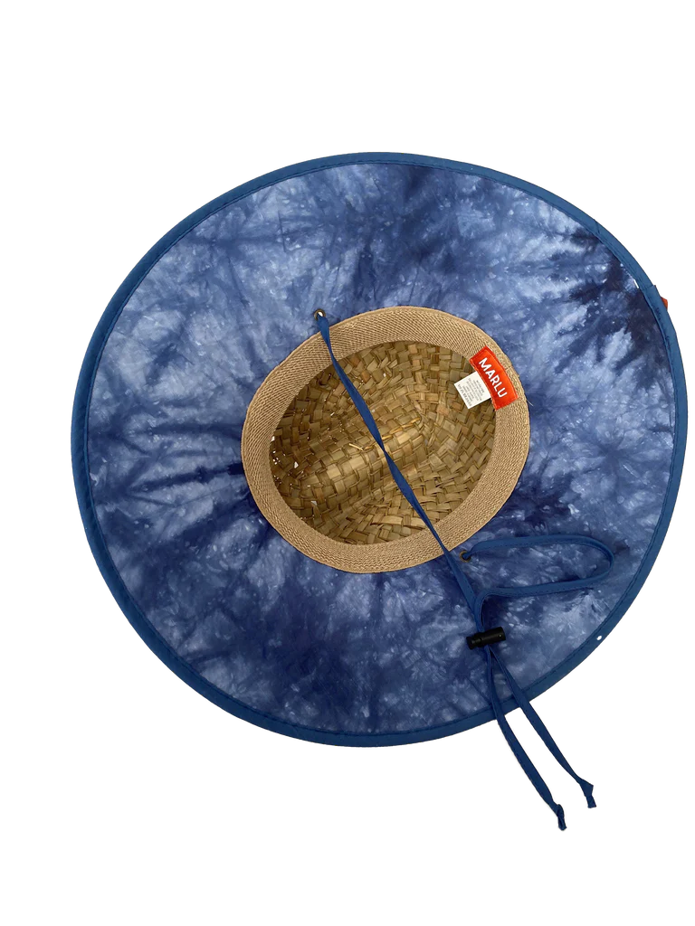 Marlu Surf Hat With Blue Trim