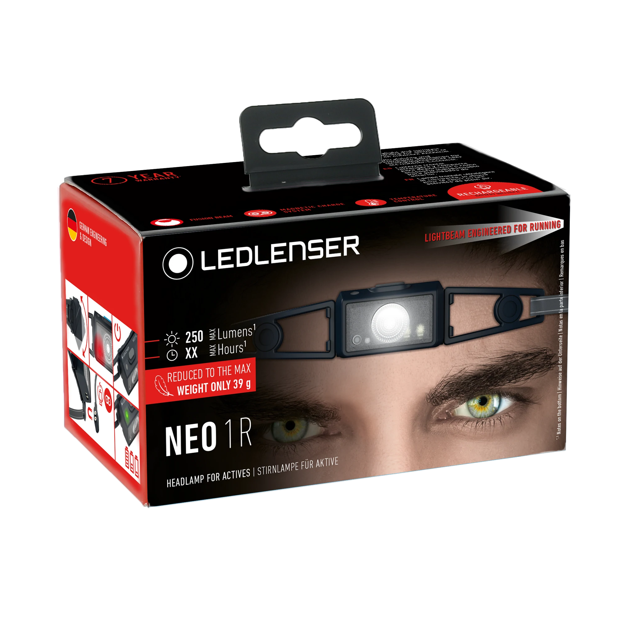 Led Lenser Neo 1R Headlamp - 250 Lumens