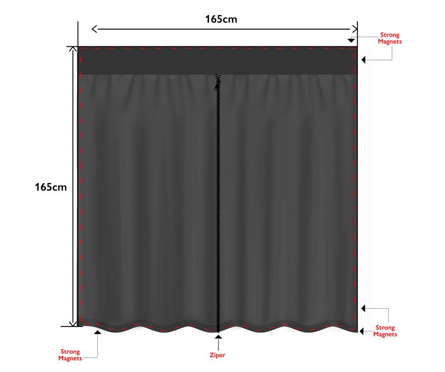 Magnetic Rear Door Van Fly Screen - Standard Size – Living in a Bubble AU