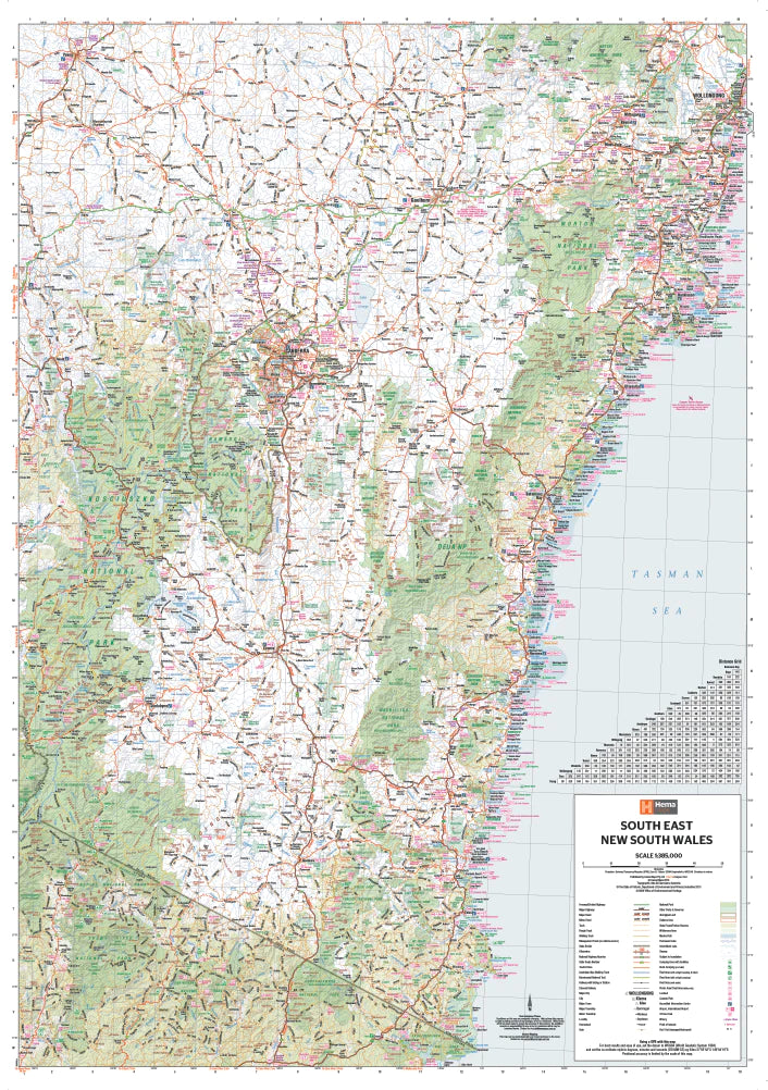 Hema South East NSW Explorer Map