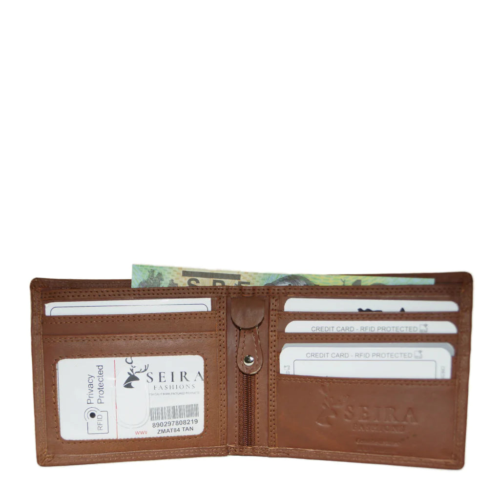 Seira Fashions Genuine Leather RFID Protected Wallet