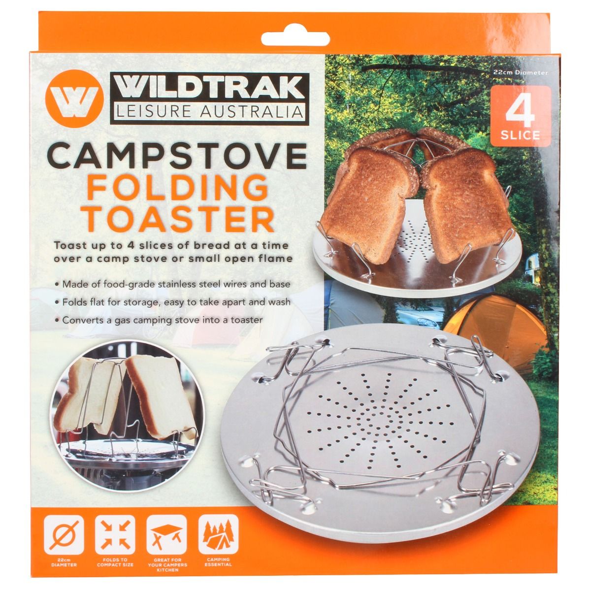 Wildtrak Camp Toaster - 4 Piece