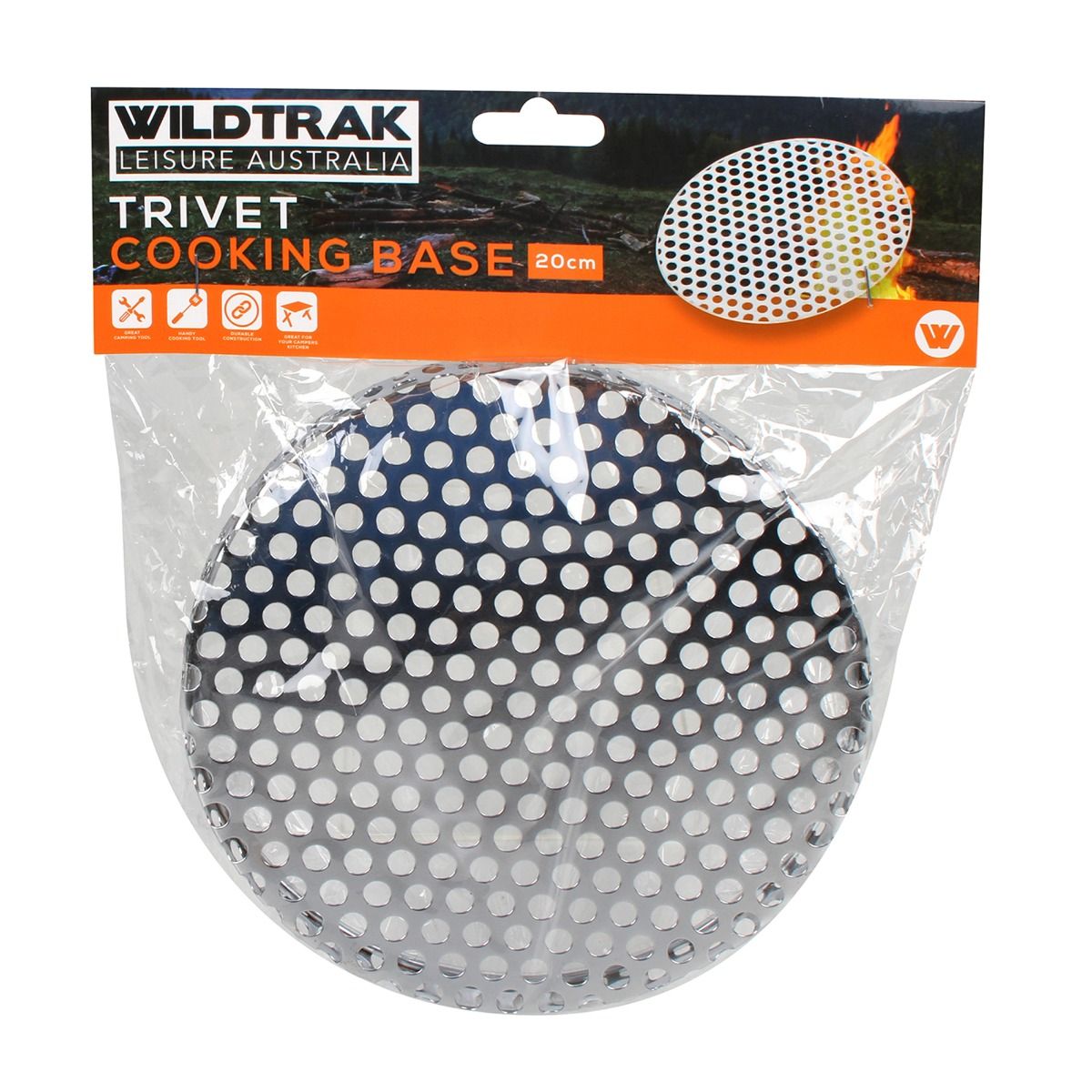 Wildtrak Round Stainless Steel Trivet