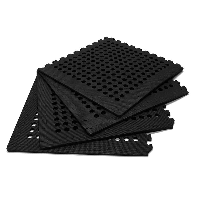 OzTrail Foam Floor Mats 4 Piece - Black