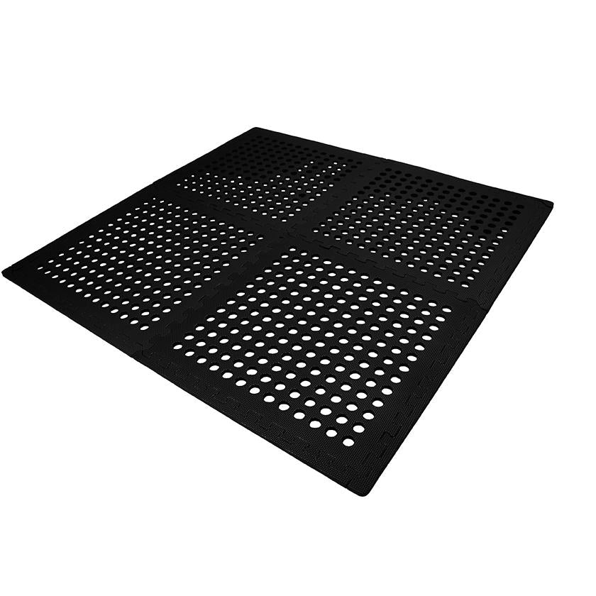 OzTrail Foam Floor Mats 4 Piece - Black