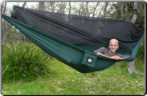 Hammock Bliss No-see-um Single Hammock with Mozzie Netting