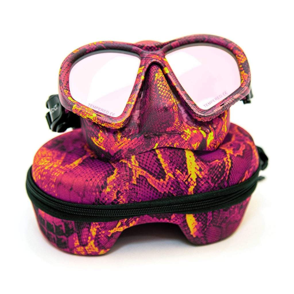 Huntmaster Harbinger Diving Mask - Pink Camo
