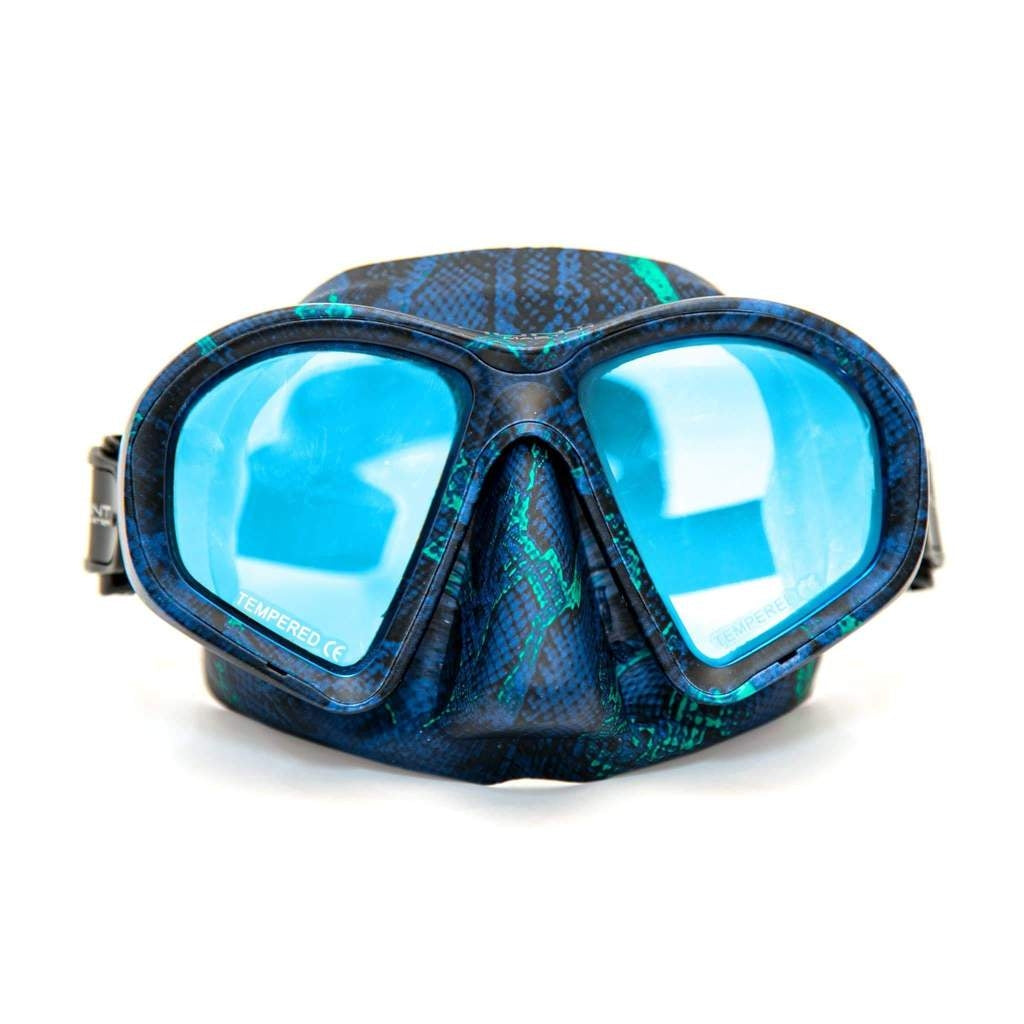 Huntmaster Harbinger Diving Mask - Blue Camo