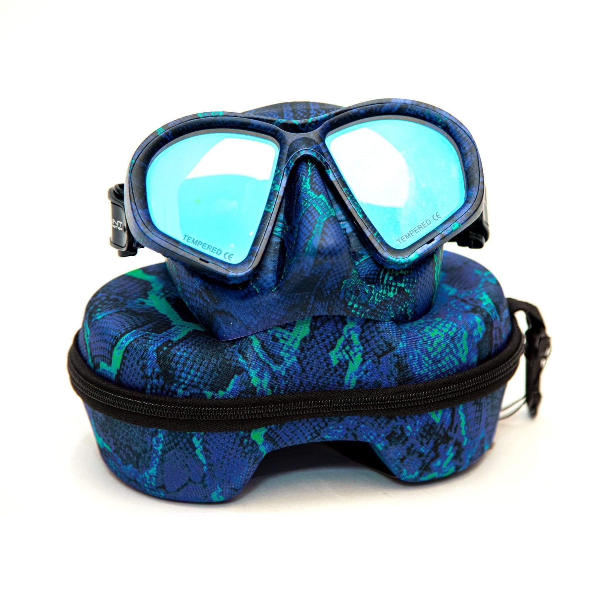 Huntmaster Harbinger Diving Mask - Blue Camo