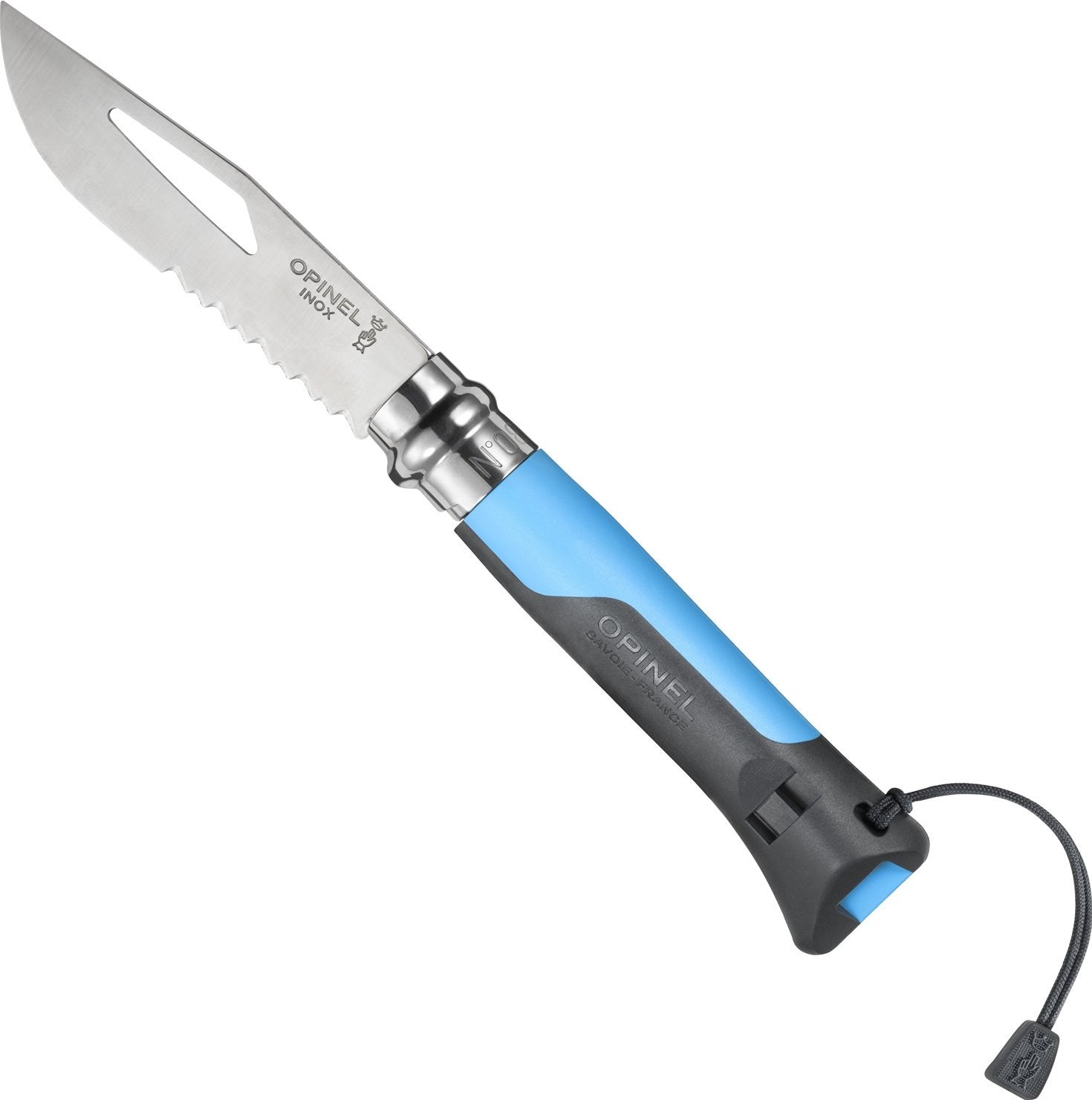 Opinel Stainless Steel Outdoor Folding Knife No.8 Blue
