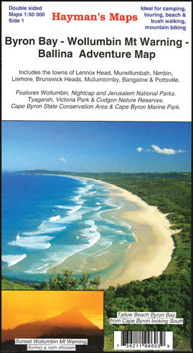 Haymans Byron Bay-Wollumbin Mt Warning-Ballina Adventure Map