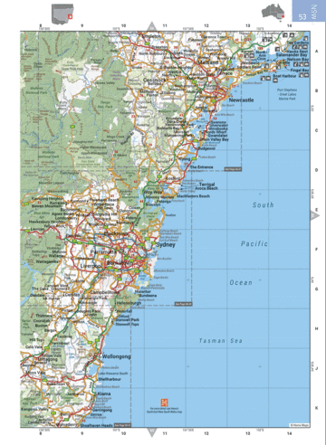 Australia Road And 4WD Atlas Spiral Bound